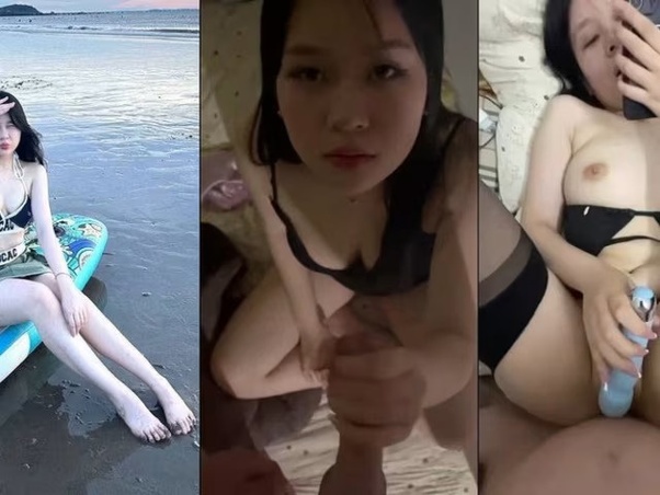 Em gái xinh da trắng mông to, trước khi đi làm khoe người yêu