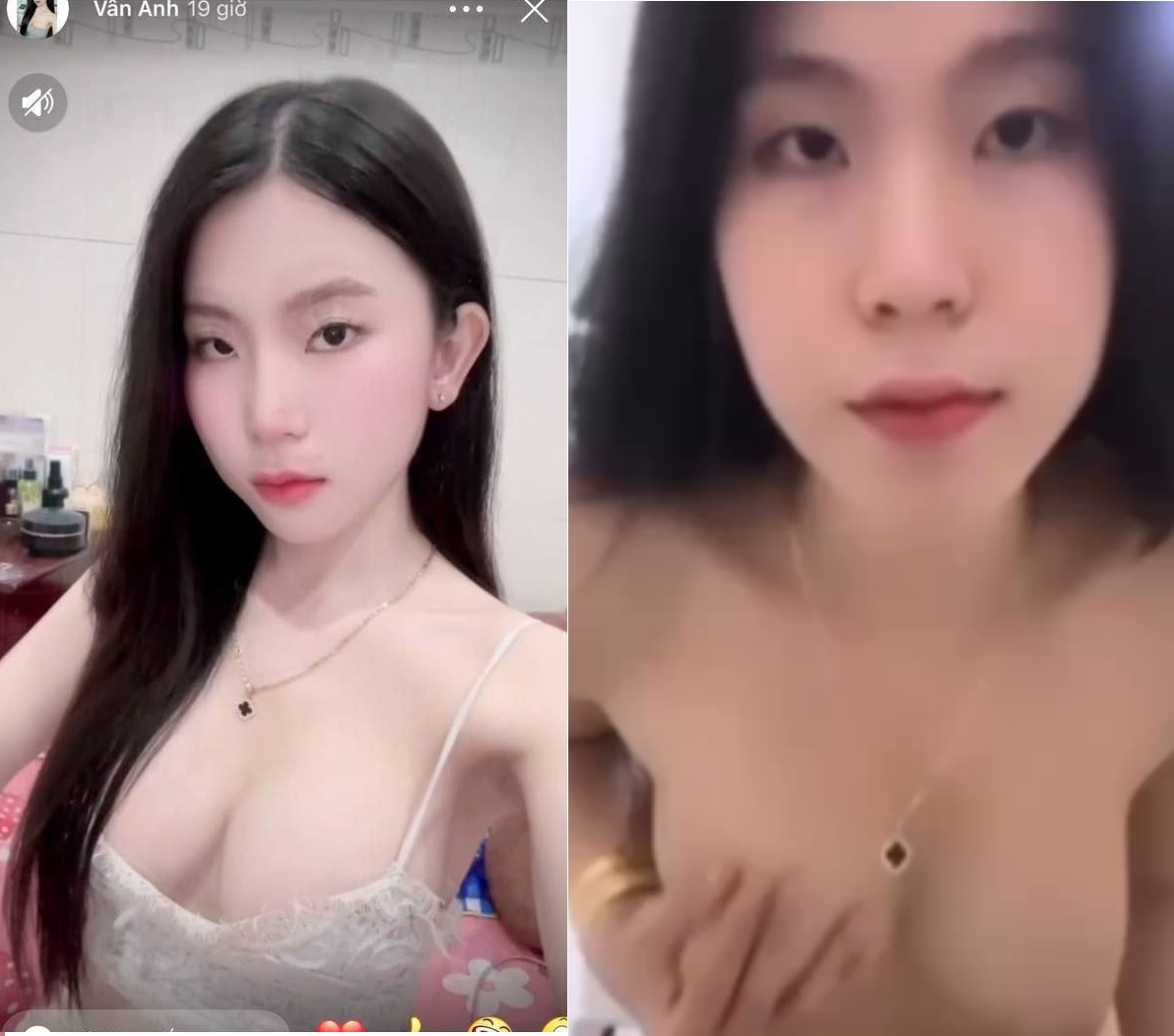 Vân Anh vếu to thích được sờ nắn